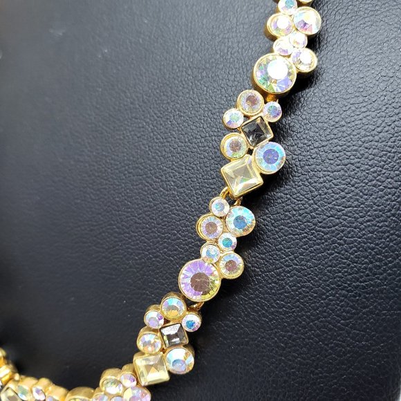 Givenchy GORGEOUS Multi-Color Adjustable Chain Gold Toned Necklace - Picture 5 of 13